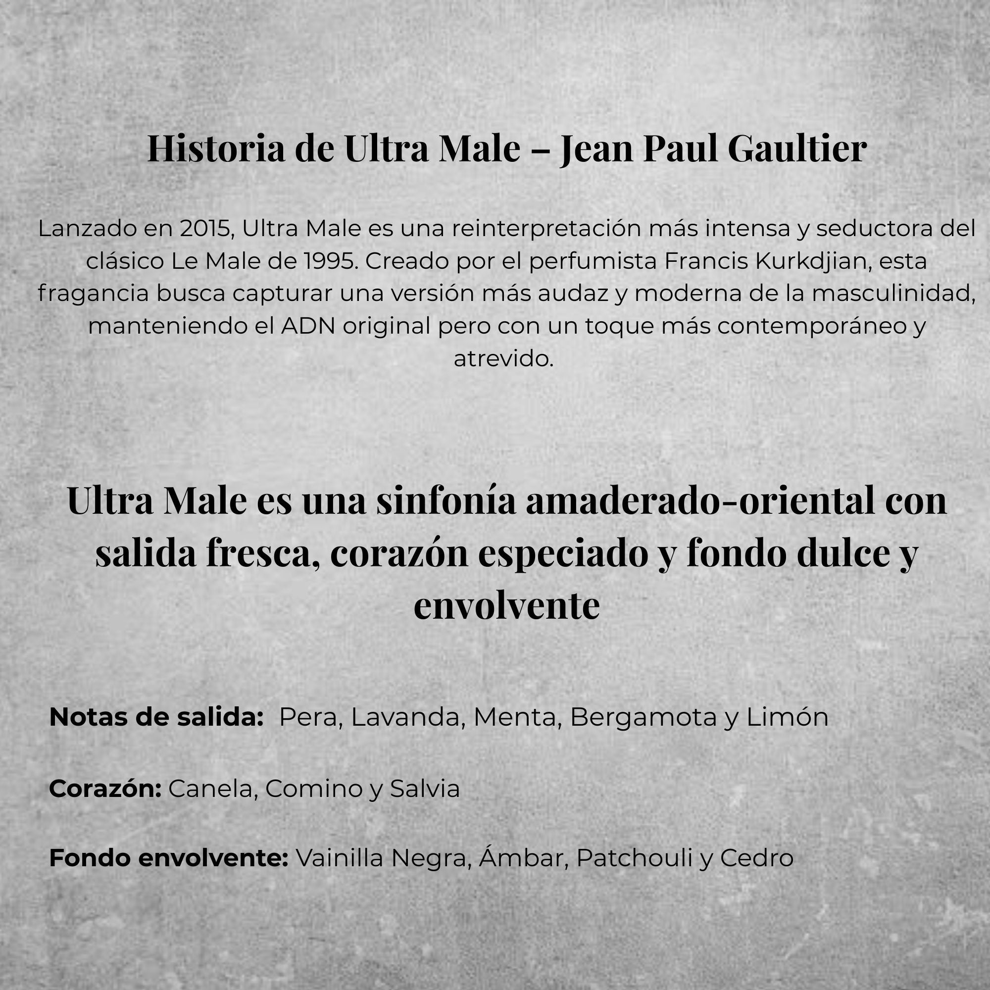 Jean Paul Gaultier Ultra Male EDT Intense 125ml