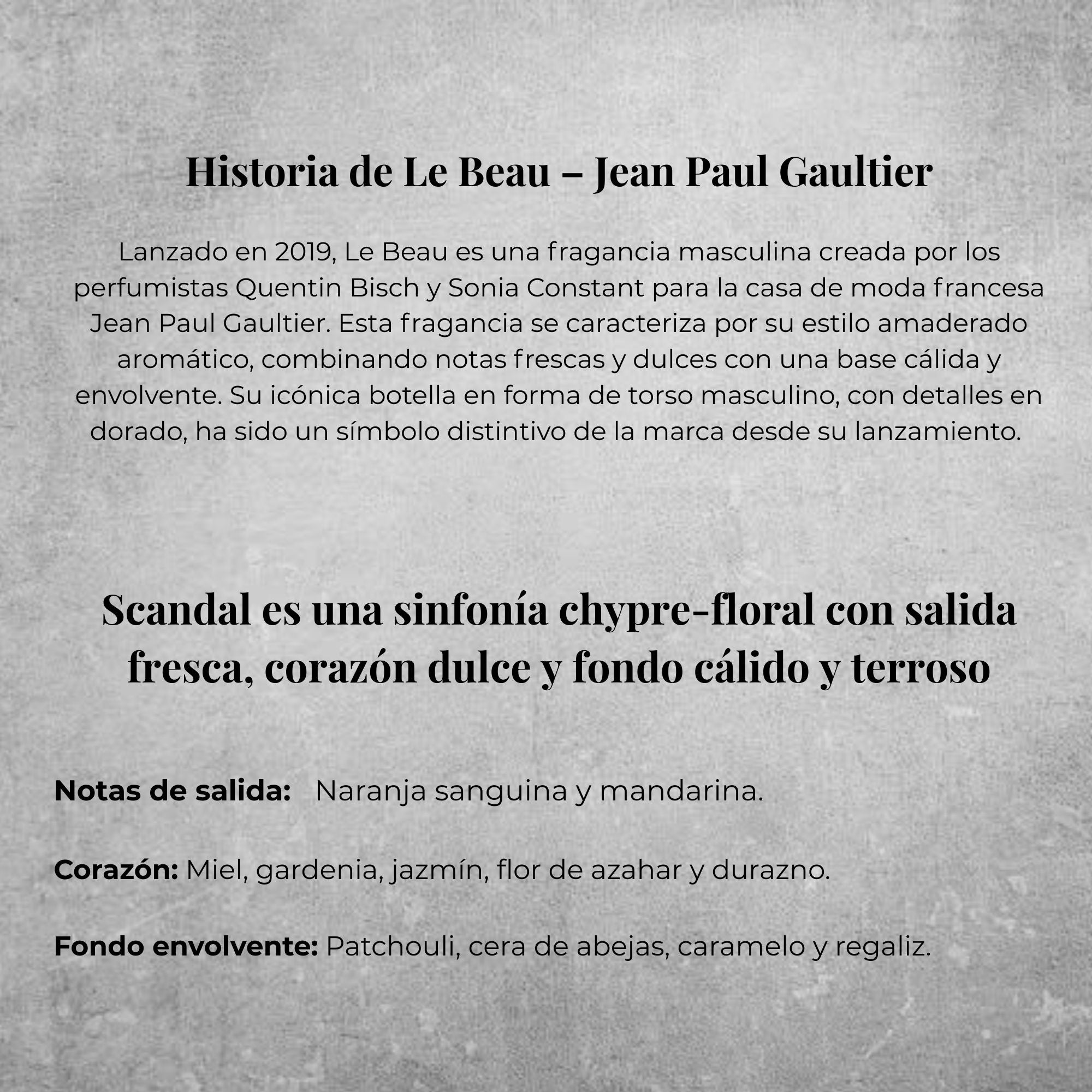Jean Paul Gaultier Le Beau  EDT 125ml