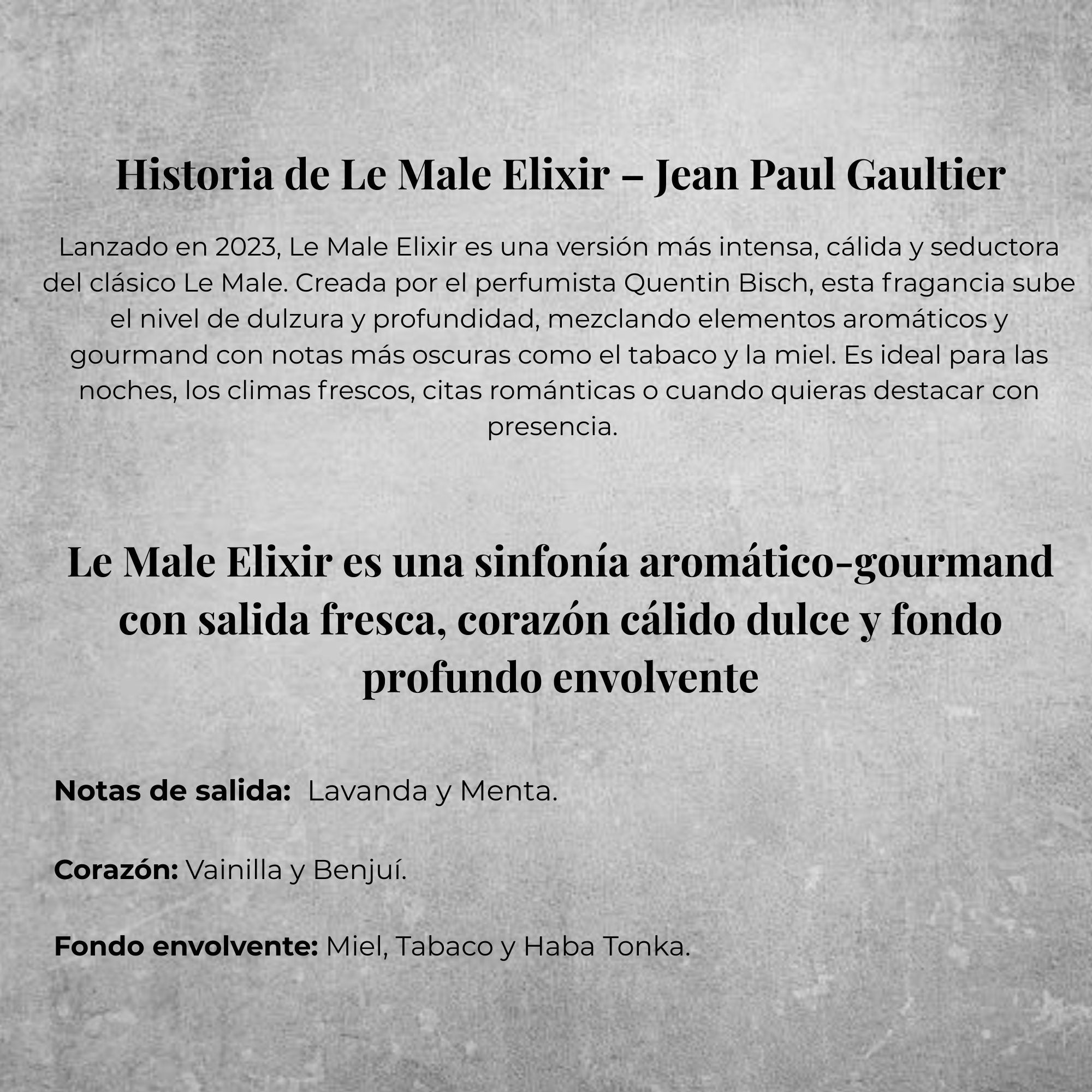 Jean Paul Gaultier Le Male Elixir Parfum 125ml