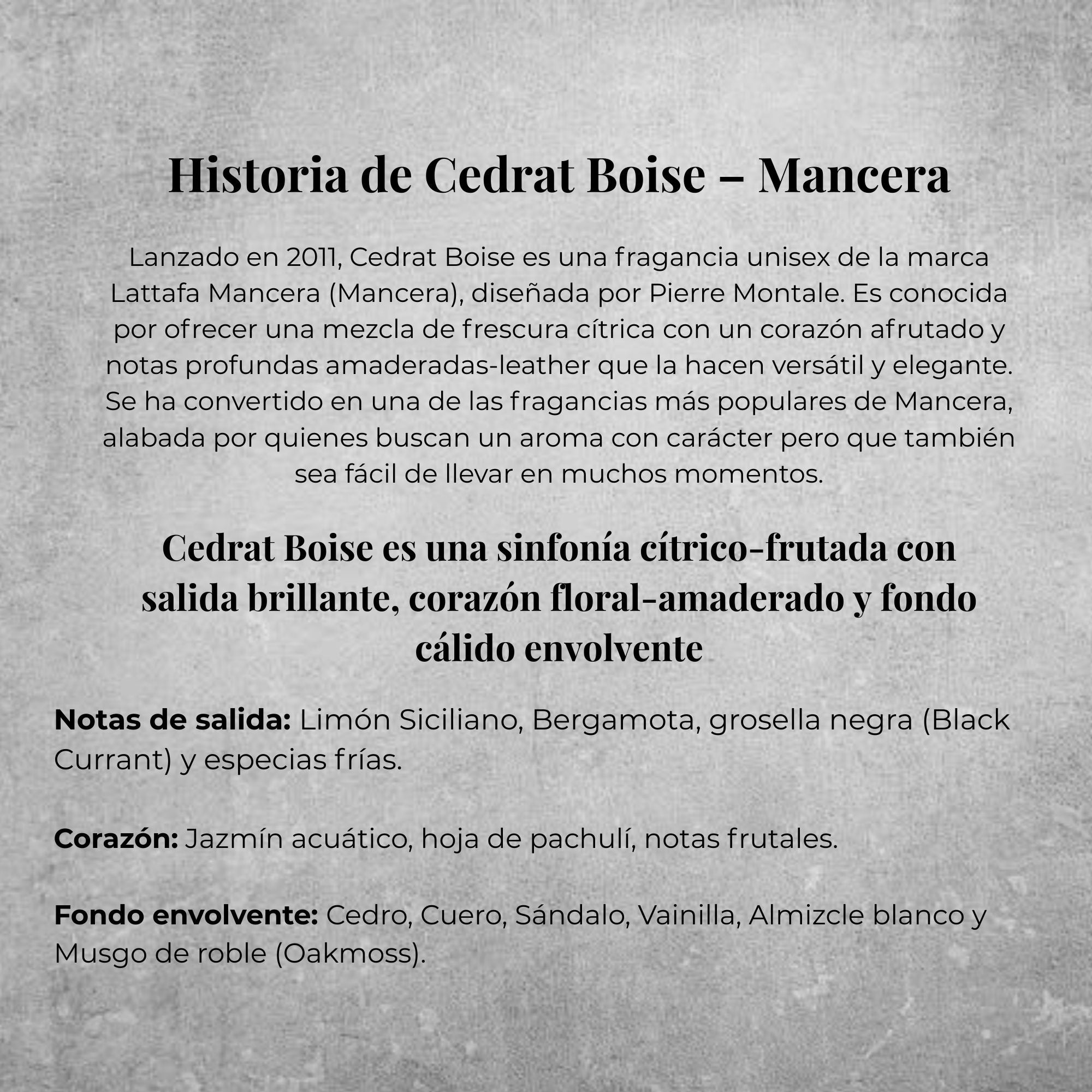 Mancera Cedrat Boise EDP 120ml
