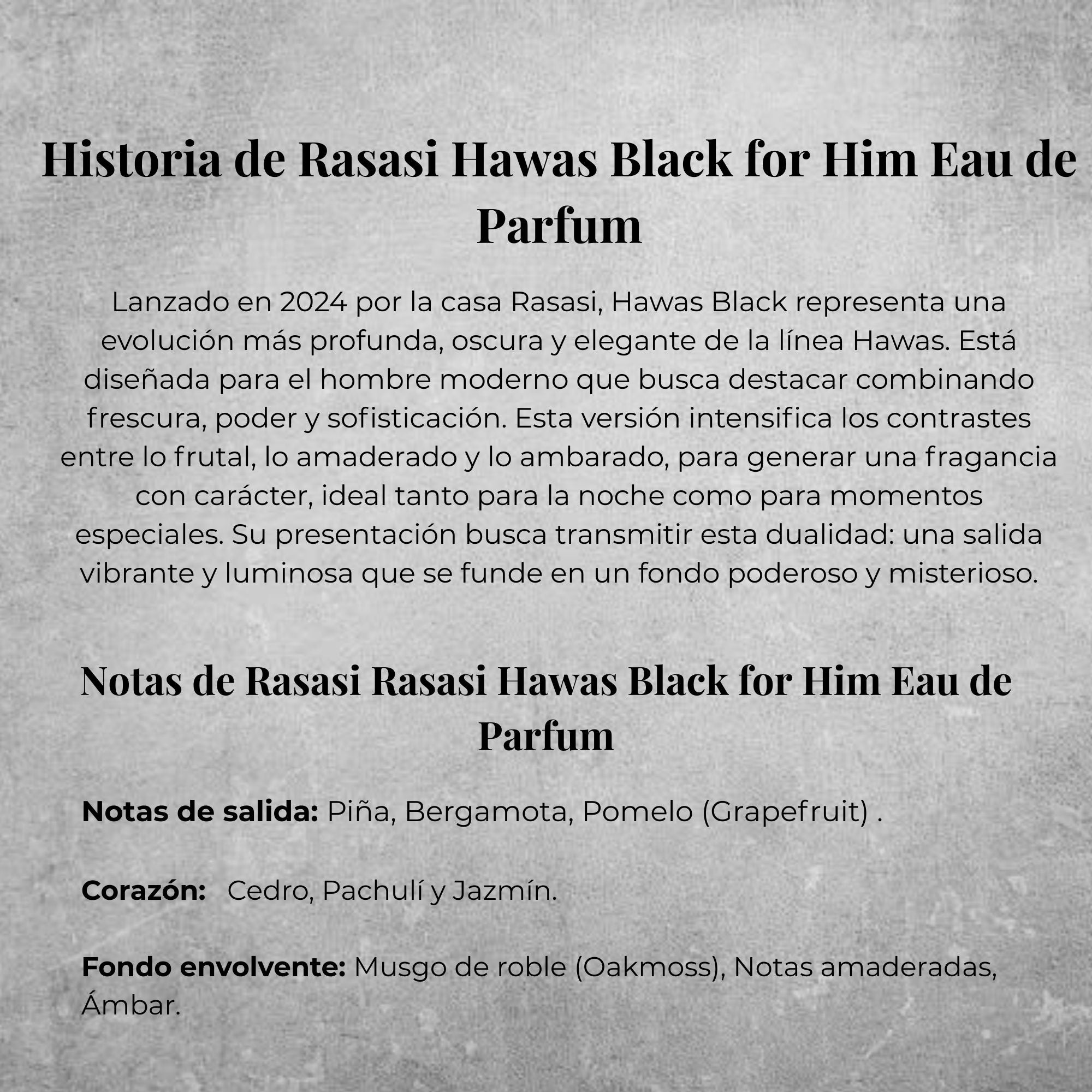Rasasi Hawas For Him Black EDP 100ml