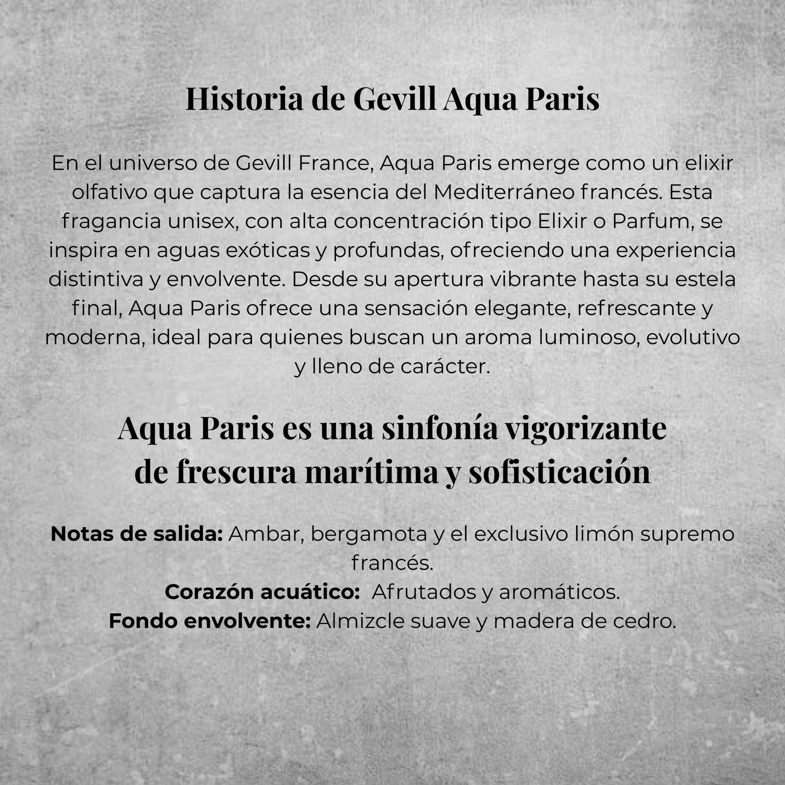 Gevill Aqua Paris Elixir de Parfum 120ml