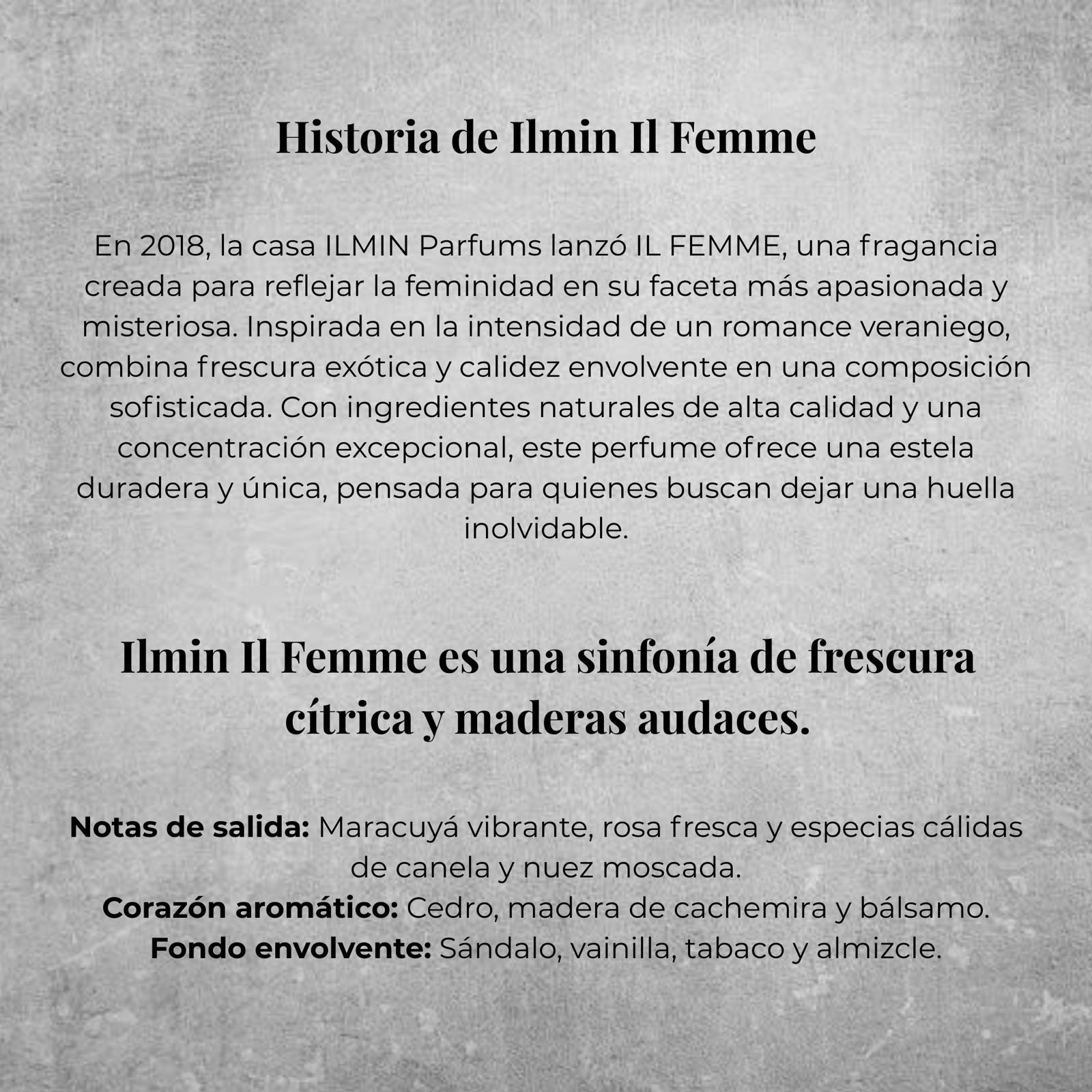 Ilmin Il Femme Extrait de Parfum 30ml