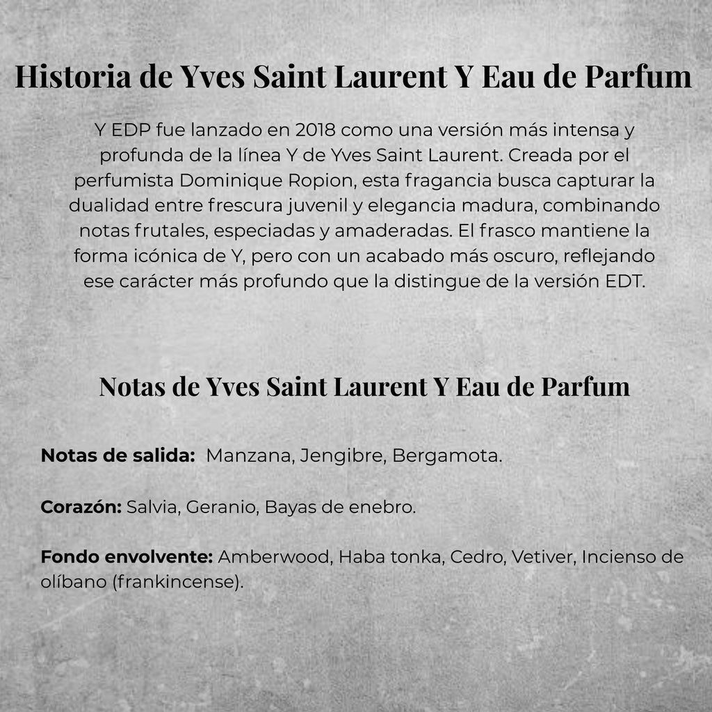 YSL Y Edp EDP 100ml