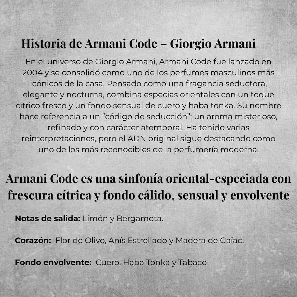 Armani Code Parfum 125ml