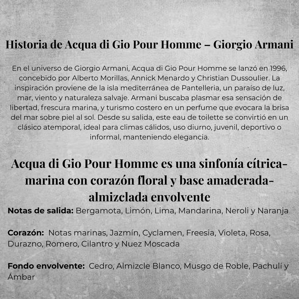 Armani Acqua Di Gio Pour Homme EDT 100ml