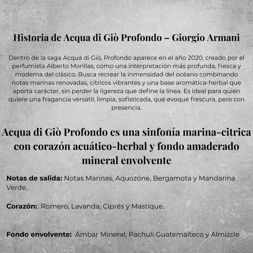Armani Acqua Di Gio Profondo EDP 100ml