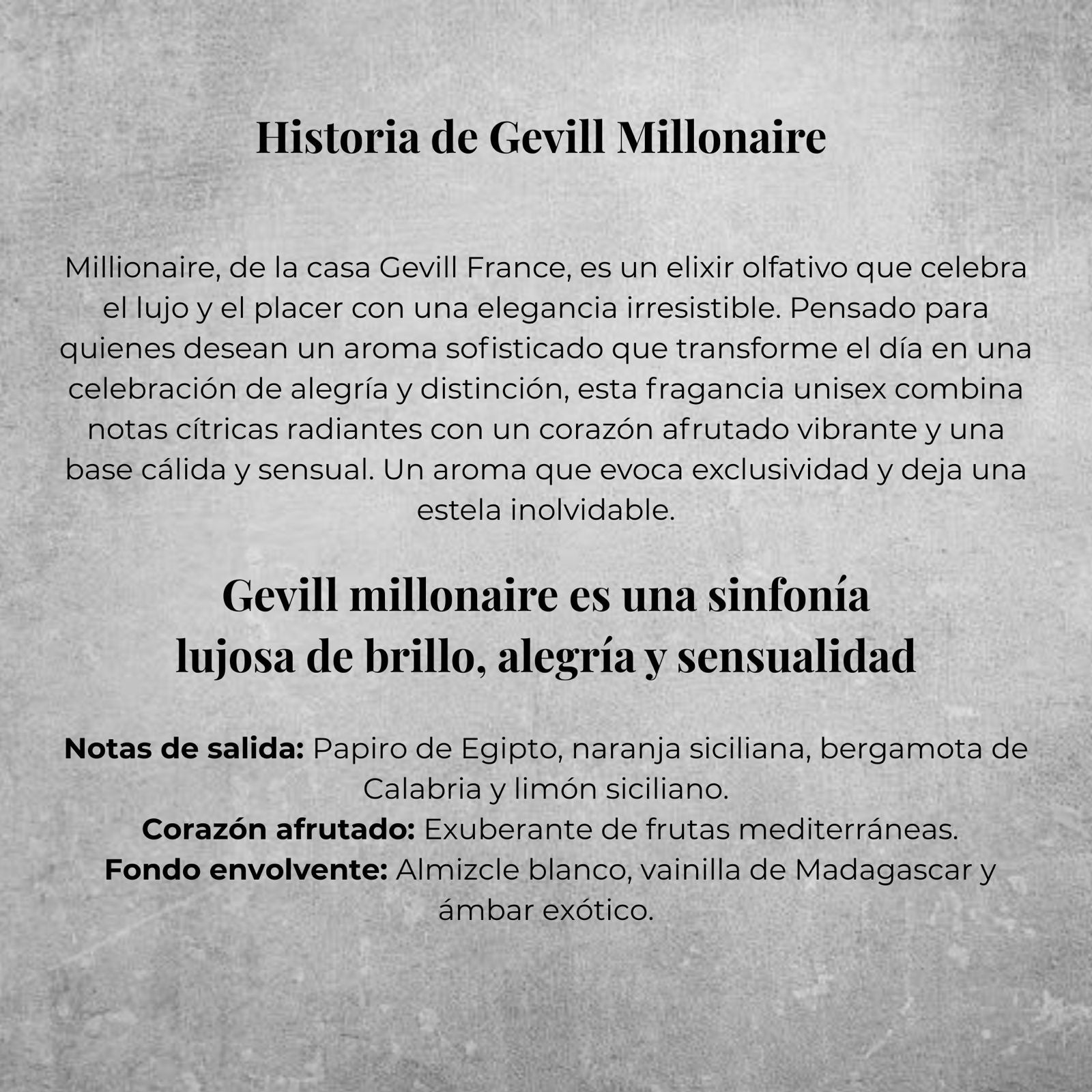 Gevill Millonaire Elixir de Parfum 120ml