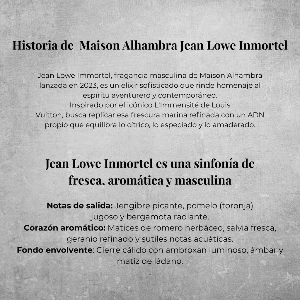 Maison Jean Lowe Immortal EDP 100ml